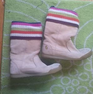 Coach suede girl's boots